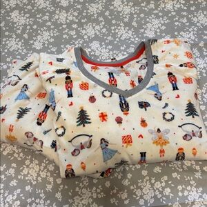 Cozy Christmas Cuddl Duds Christmas Nutcracker Fleece Pajamas Set XXL